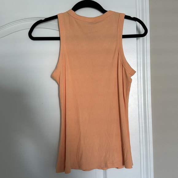 Peach Fitted Tank - Picture 2 of 4